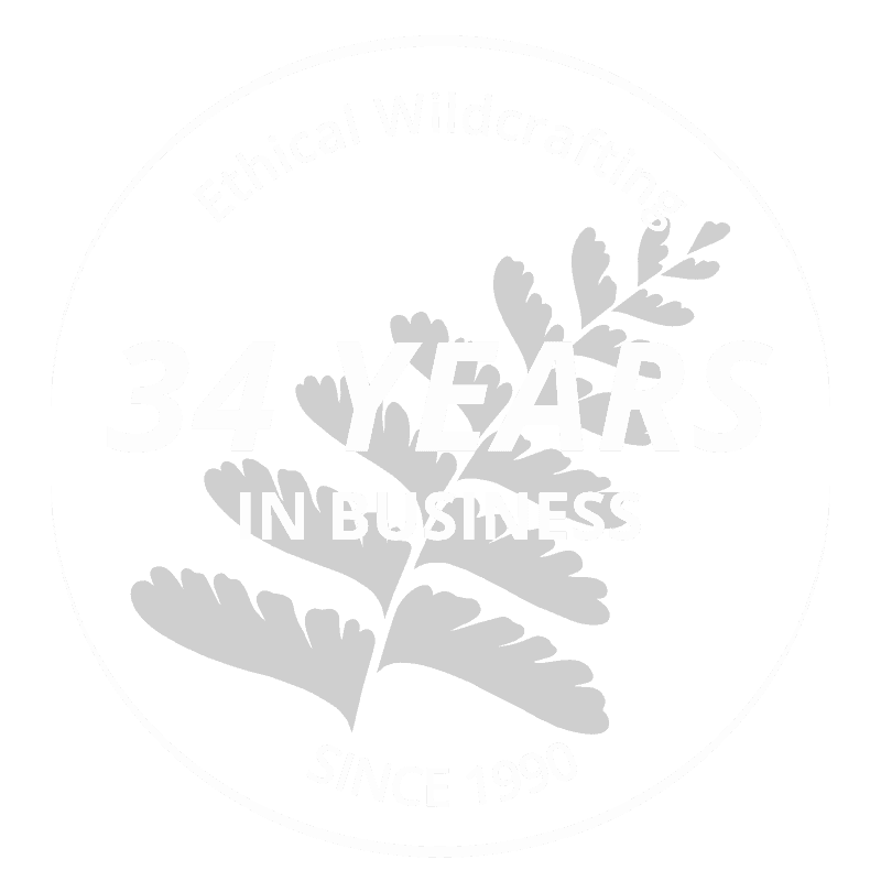 Graphic badge that shows 34 years in business.